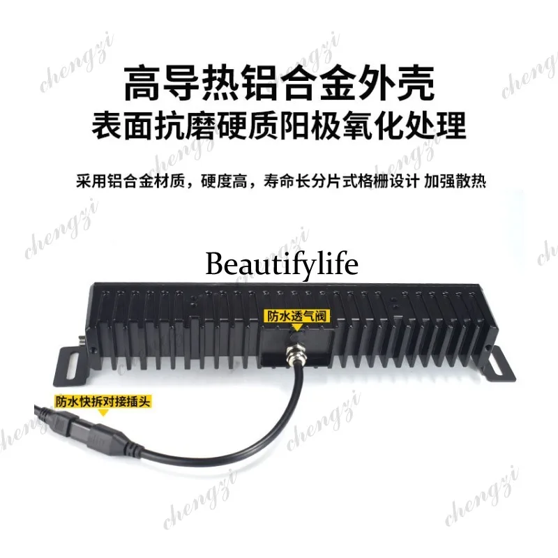 Car LED spotlights Super bright high beam long lights Truck middle net strong light modified fog lights view 4