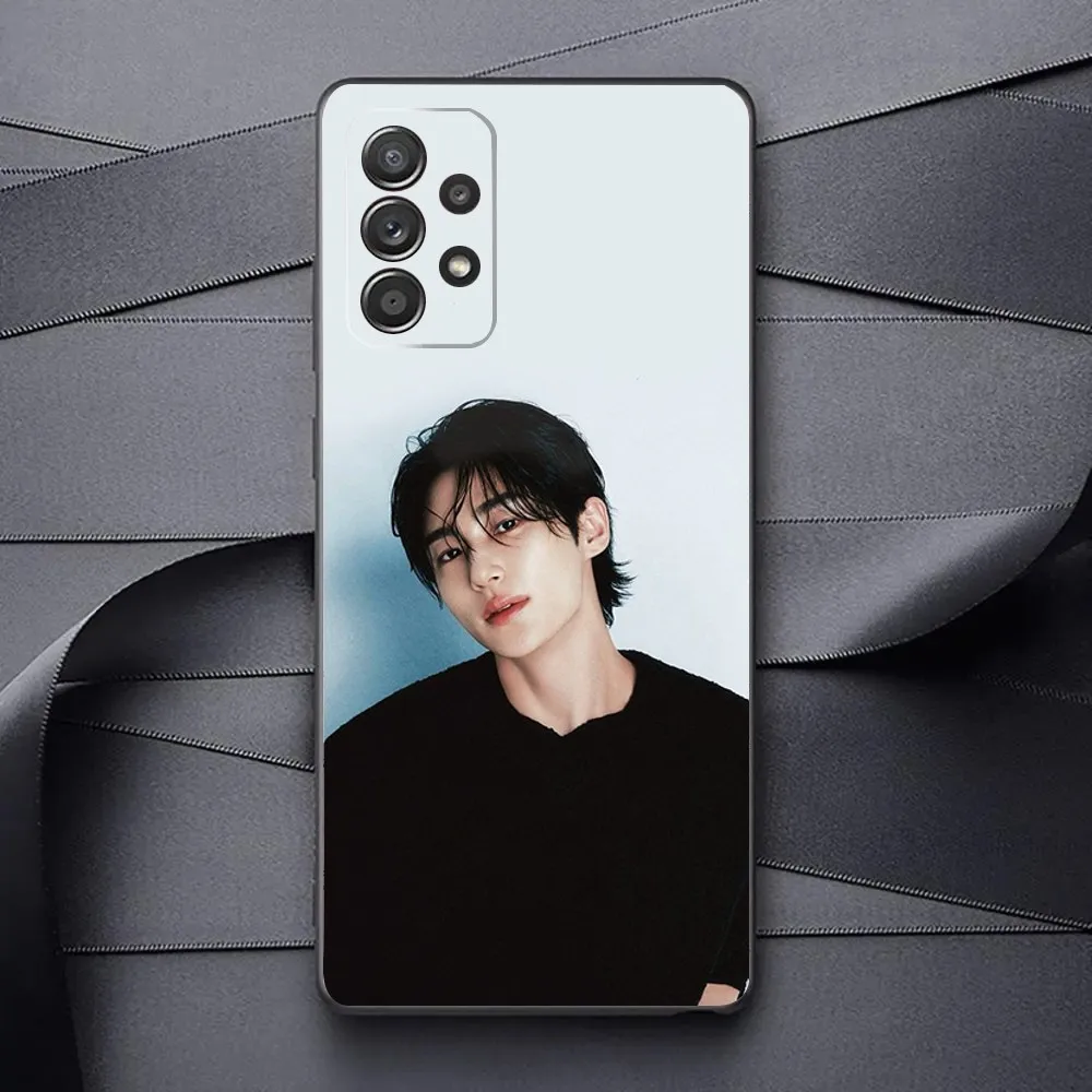 B-Byeon W-Woo Seok Phone Case For Samsung Galaxy A13,A21s,A22,A31,A32,A52,A53,A71,A80,A91 Soft Black Phone Cover