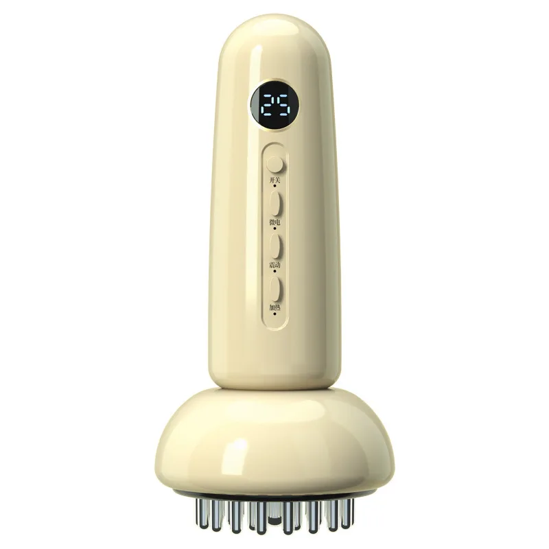 

High Quality 25 Pulse Electric Meridian Brush Massage Scraping Therapy Instrument Abdominal Massager for Body Use