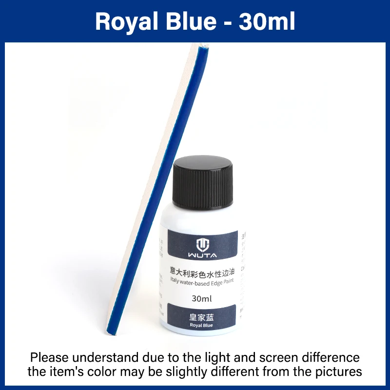 WUTA 30 ml professionelle Lederrandfarbe, Ölfarbe, Randverband, Farbmäntel, Leder-Finish, Zubehör, DIY-Handwerk, Leder-Schuhkanten