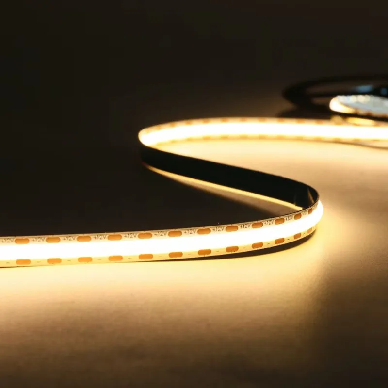 COB LED Strip Light 12V 5M High Density Flex Tape Cool White 6500K Warm White 3000K Nature White 4000K Ra90 DIY 1cm 1led Cut