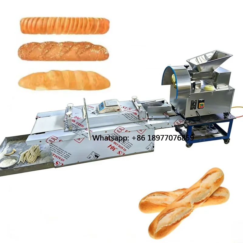 French Bread Dough Forming Moulder Roller Electric Commercial Bakery Toast Bread Dough Moulder Michine