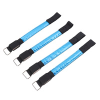 4Pcs LED Armb Lightweight Flexible Reflective Running Bracelet Fluorescent Reflector for Camping Hiking Outdoor Activities
