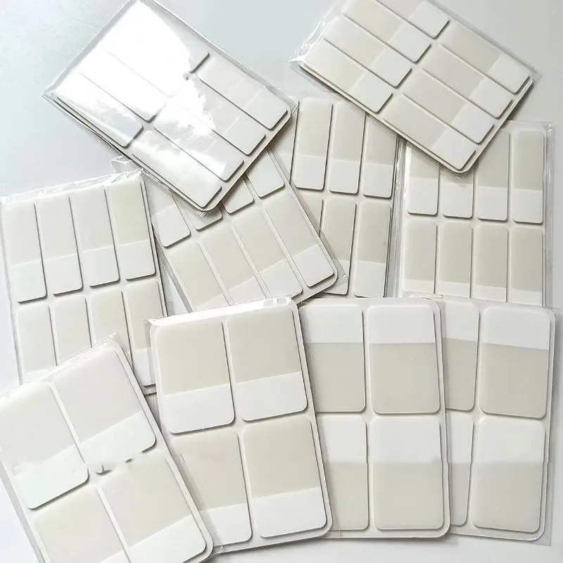 White Index Sticker Korean Style Index Sticker for Photo Card Minimalist Label Index Sticker Student Stationery