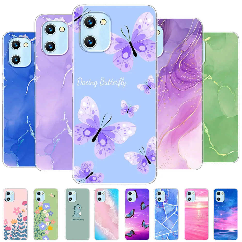 For Umidigi C1 Case Silicone Soft TPU Back Cover For Umidigi G1 Funda Cases For UmidigiC1Max G1 Max Clear Bumper Coque