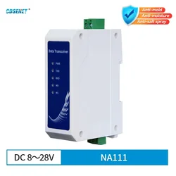 Servidor Ethernet serie RS485 interfaz RJ45 CDSENET NA111 serie DC AC IP TCP UDP HTTPD IPV4 protocolo de red dispositivo serie PLC