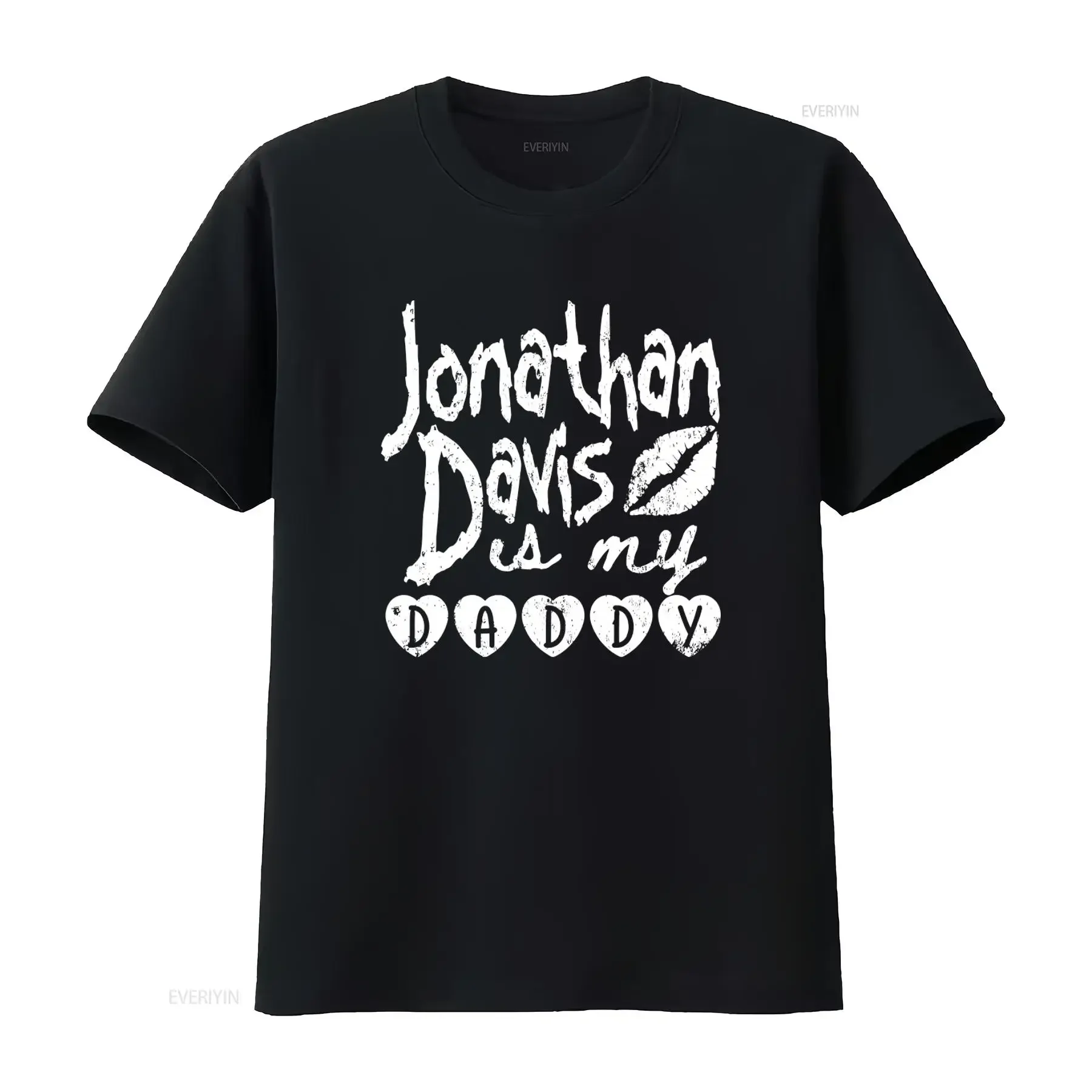 Jonathan Davis is My Daddy T Shirt for Cool Print vintage Washed Slightly Versatile Comfortable Breathable graphic Soft fashion