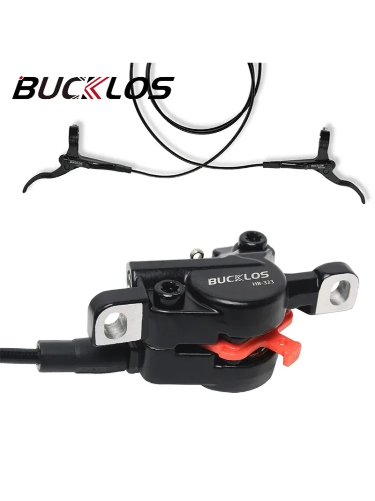 AliExpress BUCKLOS Bicycle Hydralic Disc Brake Oil Pressure Mtb Bike Brake Caliper Lever Left Front Right Rear 800/1500mm Cycling Brakes