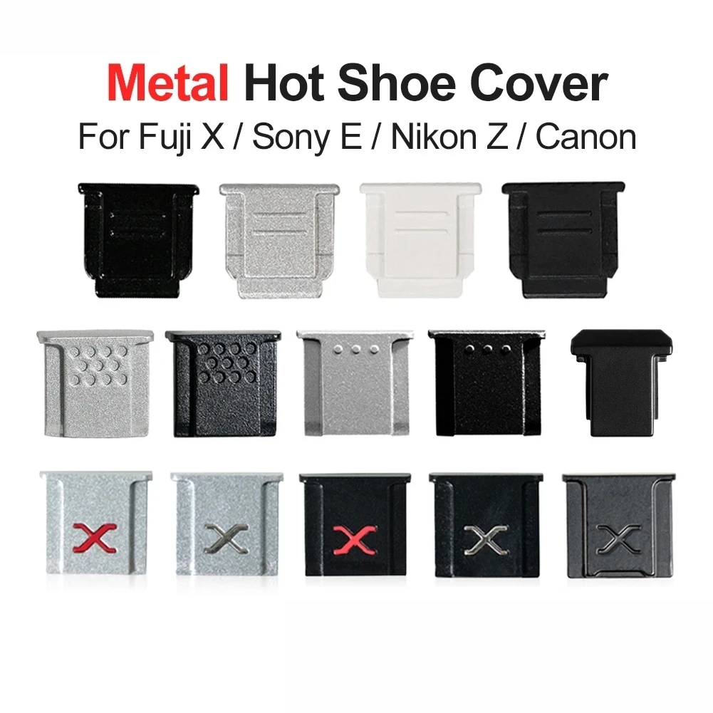 Acessórios para Câmera: Tampa de Sapata Quente para Flash, Tampa de Sapata Fria de Metal para Canon R10, Fujifilm XT3, Nikon ZFC, Sony A7M4