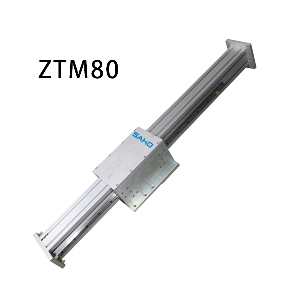 ZTM80 Linear Module With 1m/s Vertical Use Load 80kg Linear Actuator For Stroke 100~1500mm Rack Belt Electric Module