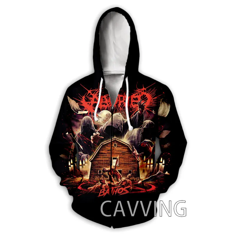 CAVVING 3D Printed  Aborted Band  Zipper Hoodies Zip Hooded Sweatshirt Harajuku Hoodie Sweatshirt for Men/women