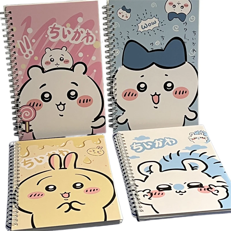 Kawaii Chiikawa A5 Coil Notebook Exercise Book Notepad Diary School Student Stationery Supplies Back To School Kids Gift