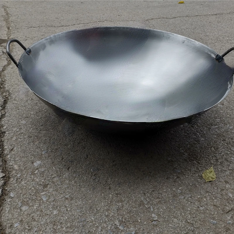 

Large wok diameter 60cm70cm80cm90cm1 1m commercial cooking large wok cooked wok 6 printing 8 printing 10 printing.