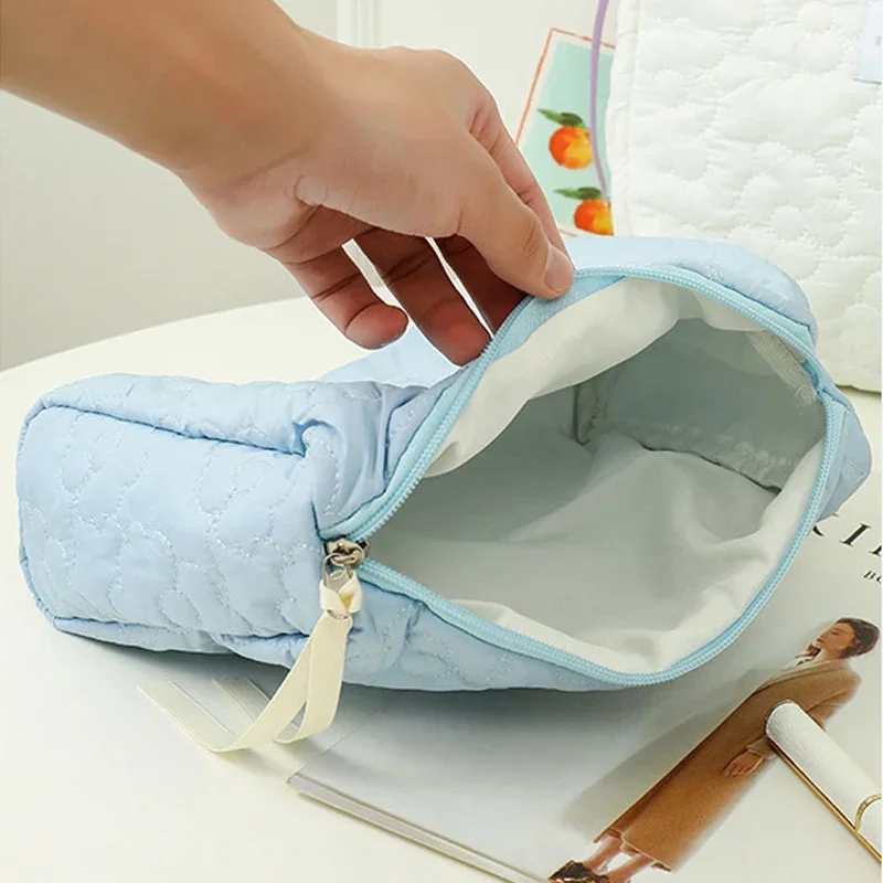 Bolsa de pañales para bebé, bolsa de pañales con estampado de dibujos animados, bolso con cremallera, paquete de transporte, almacenamiento de pañales al aire libre para viaje, bolsa de maquillaje múltiple para mujer