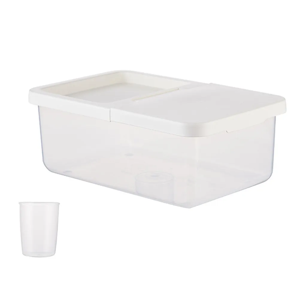 

Контейнер для хранения риса и круп с крышкой, 1 шт., большой емкости, для кухни, долговечный, для муки и зерна