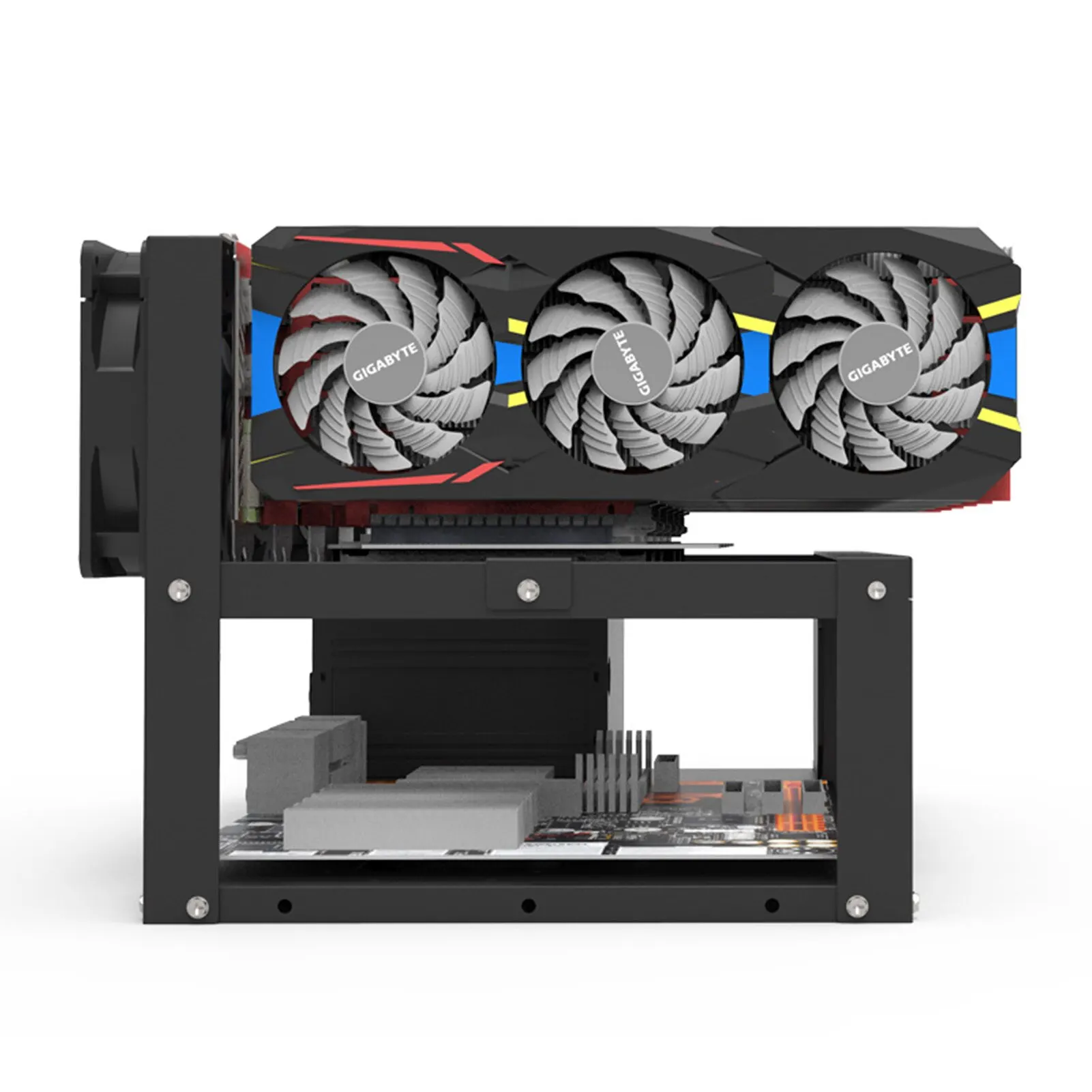 マイニングプラットフォーム用の耐久性のあるケース,オープンで耐久性のあるコンポーネント,6ユニットのボックス