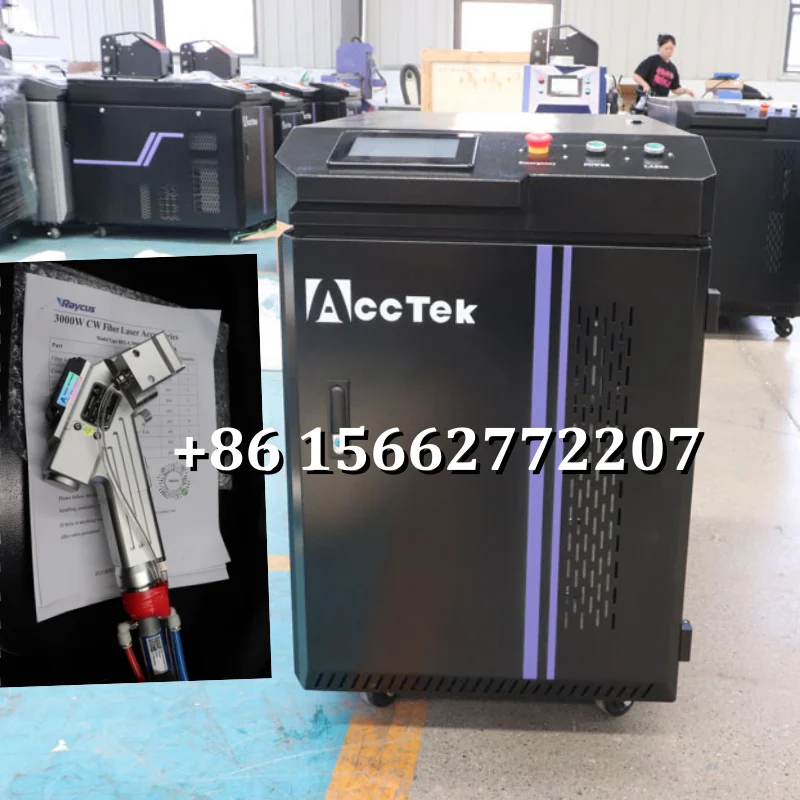 High Power 1000w 1500w 2000w 3000 watts MAX Fiber Laser Cleaning Machine For Metal Oil Paint Rust Removal Laser Cleaner