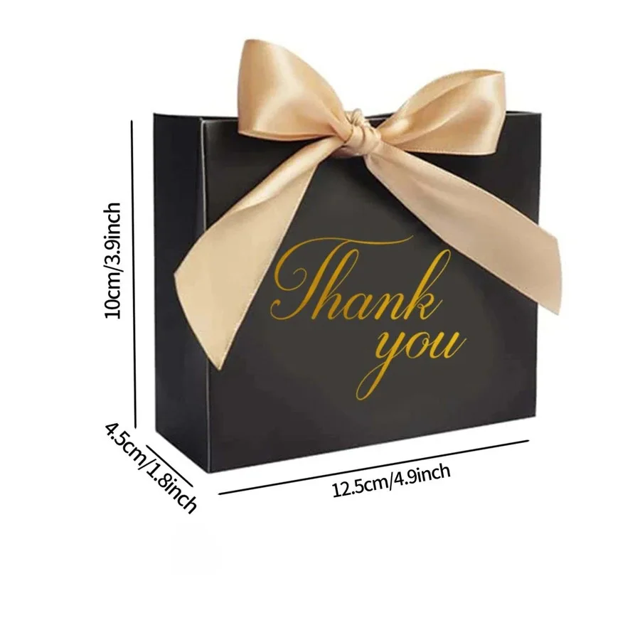 Thank You Paper Gift Box Wedding Favors Candy Boxes for Guests Baby Shower Paper Gift Bags Birthday Xmas Party Supplies ﻿