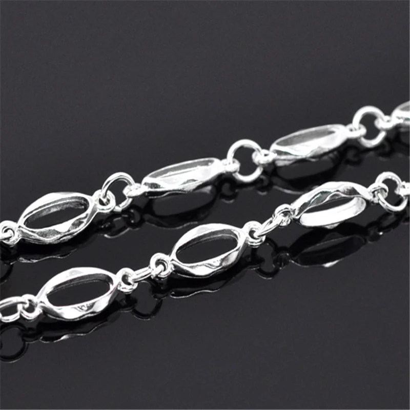 Opened Oval Chains for DIY Jewellery Making