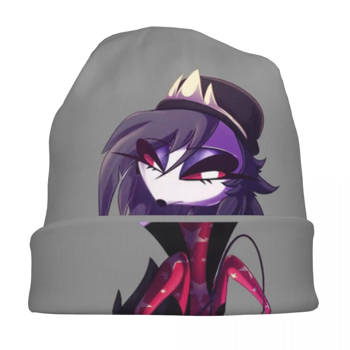 Helluva Boss Skullies Beanies القبعات الدافئة الخريف الشتاء في الهواء الطلق قبعة محبوك قبعات بونيه للرجال النساء الكبار