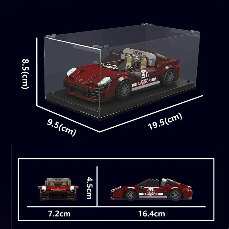 MOULD KING 27060 レーシングカービルディングキット スポーツスピードモデル ディスプレイボックス付き DIY組み立てブロック クリスマスプレゼント 子供 大人向け