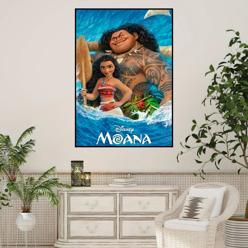 Moana Disney Poster Small Prints Wall Painting Bedroom Living Room Wall Sticker Office