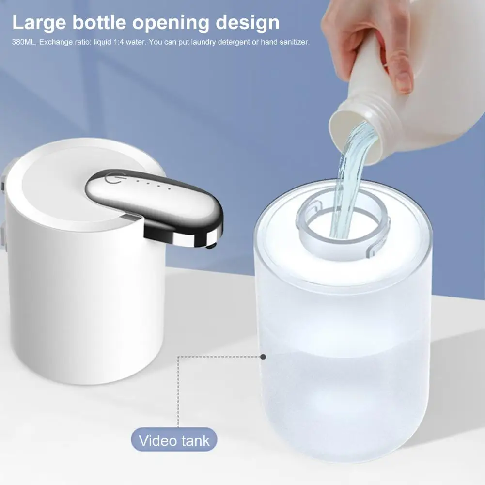 Wall-mounted Soap Dispenser Usb Rechargeable Automatic Foaming Soap Dispenser for Home Bathroom Adjustable Sensor Electric Hand