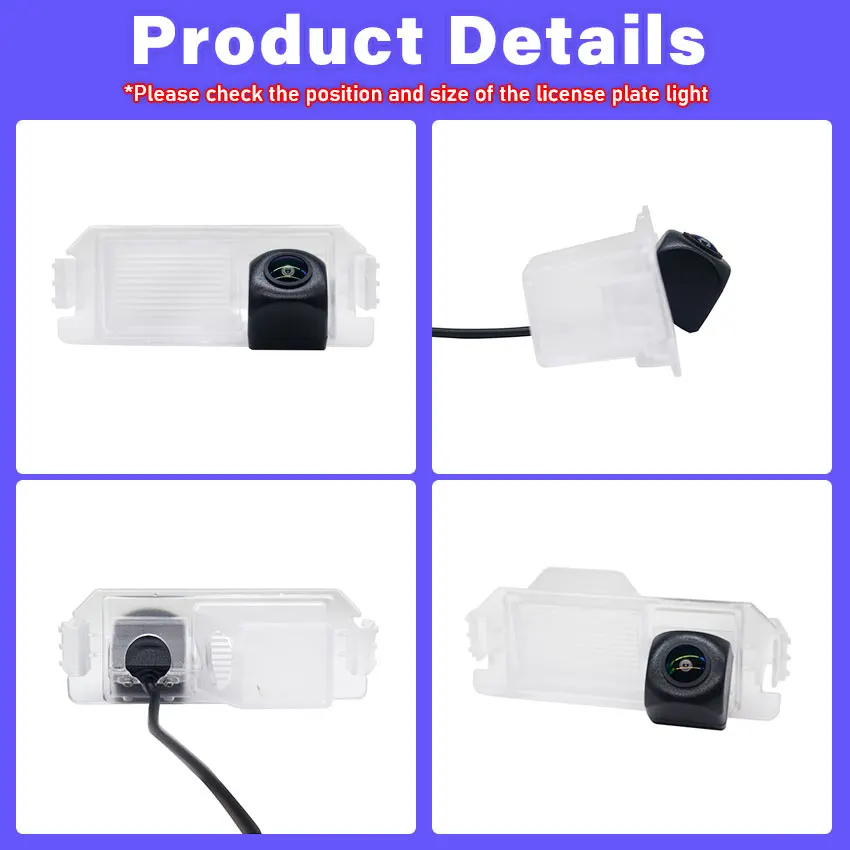 170° Degree HD CCD 1280P Car Camera For Kia Pride UB ceed pro Ceed Coupe Car Trajectory Ruler Night Vision