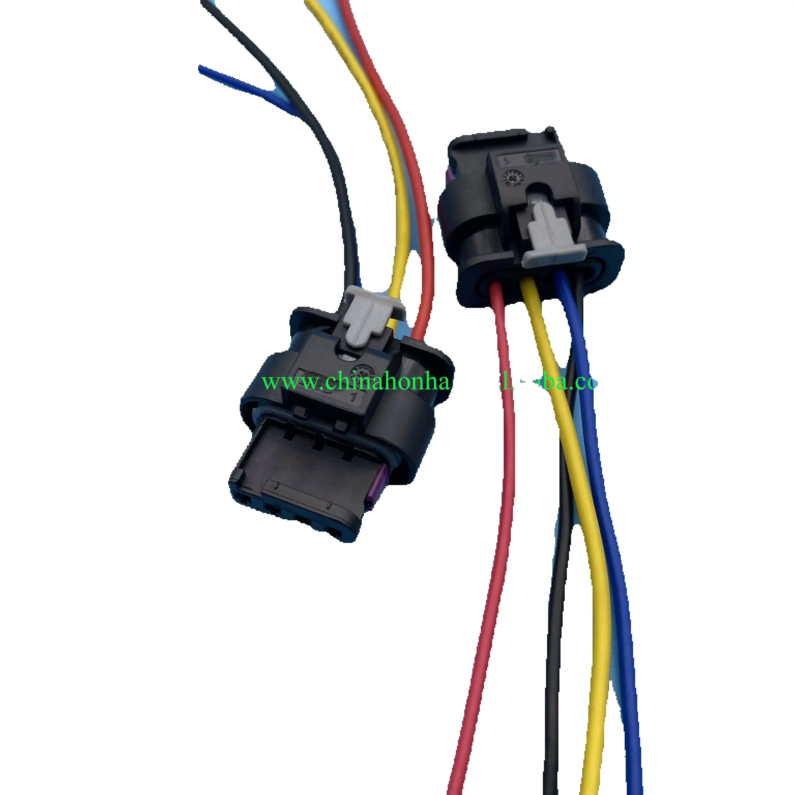 4 Pin female  Fuel Injector Intake Pressure Sensor Plug Connector  4F0 973 704  1-1718645-1 With Pigtail