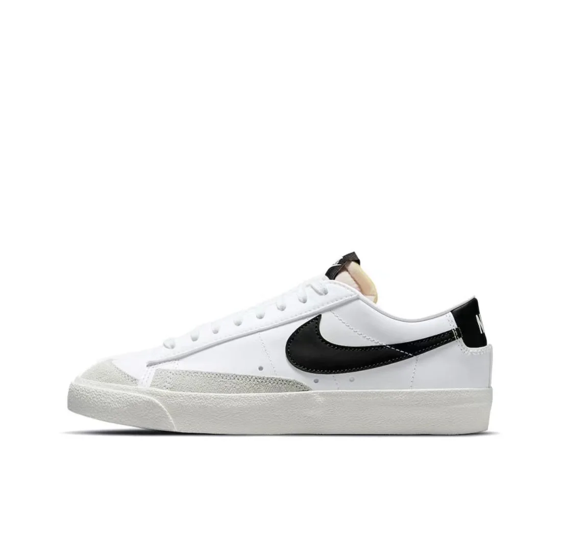 Nike Blazer Retro Low Top Board Shoes for Men and Women in Milk White Nike Shoes Fashion Casual Shoes Anti Slip Board Shoes