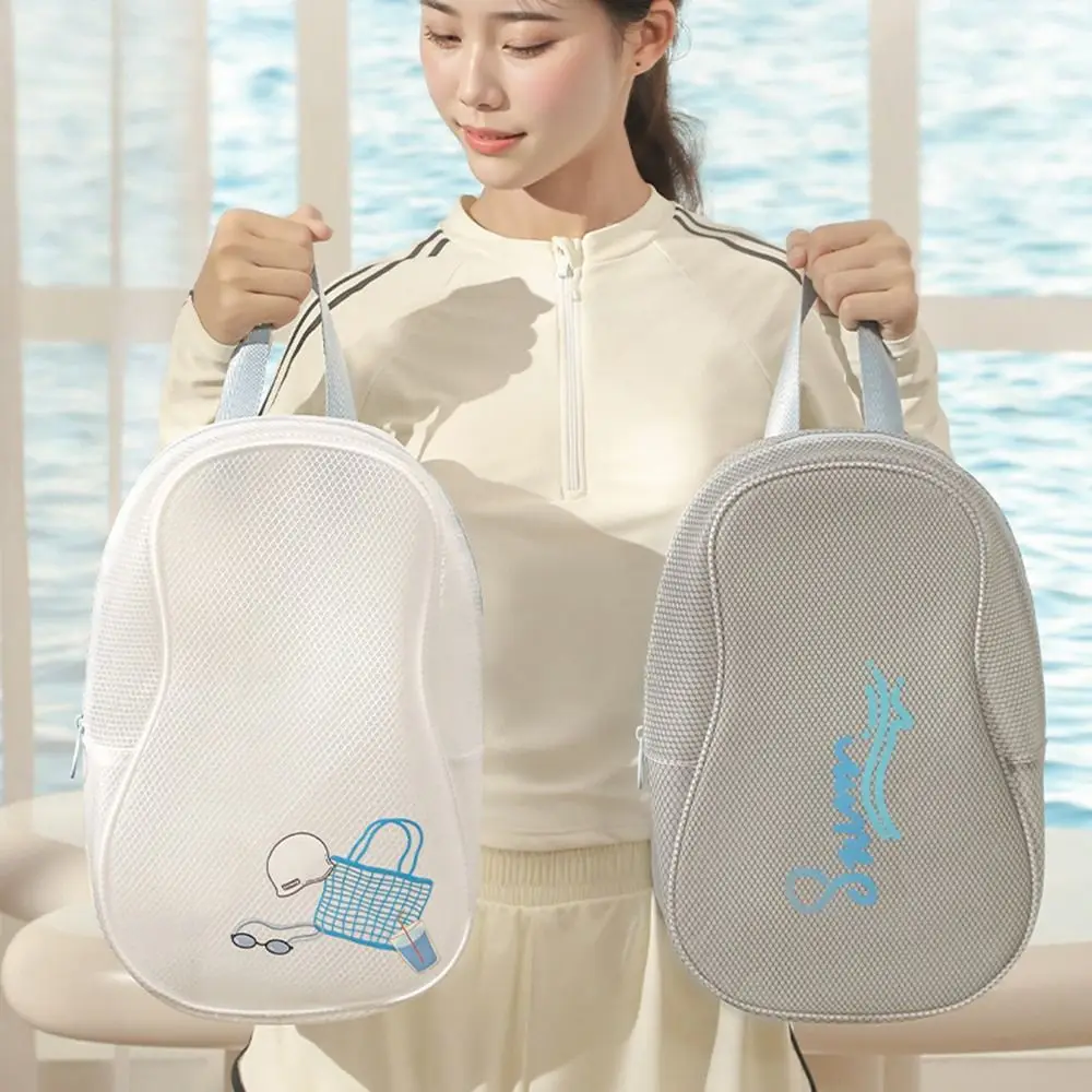 

Durable EVA Waterproof Storage Bag Large Capacity Dry Wet Separation Makeup Bag Translucent Zipper Swimming Handbag Outdoor