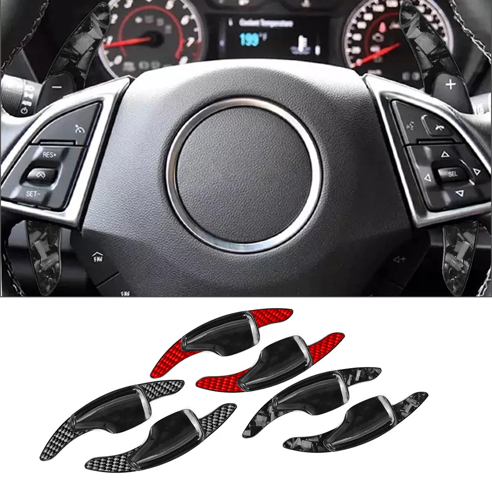 2PCS Car Steering Wheel Shift Paddle Extended Shifter For Chevrolet Camaro   2016-2023 For C7 Corvette 2014-2019