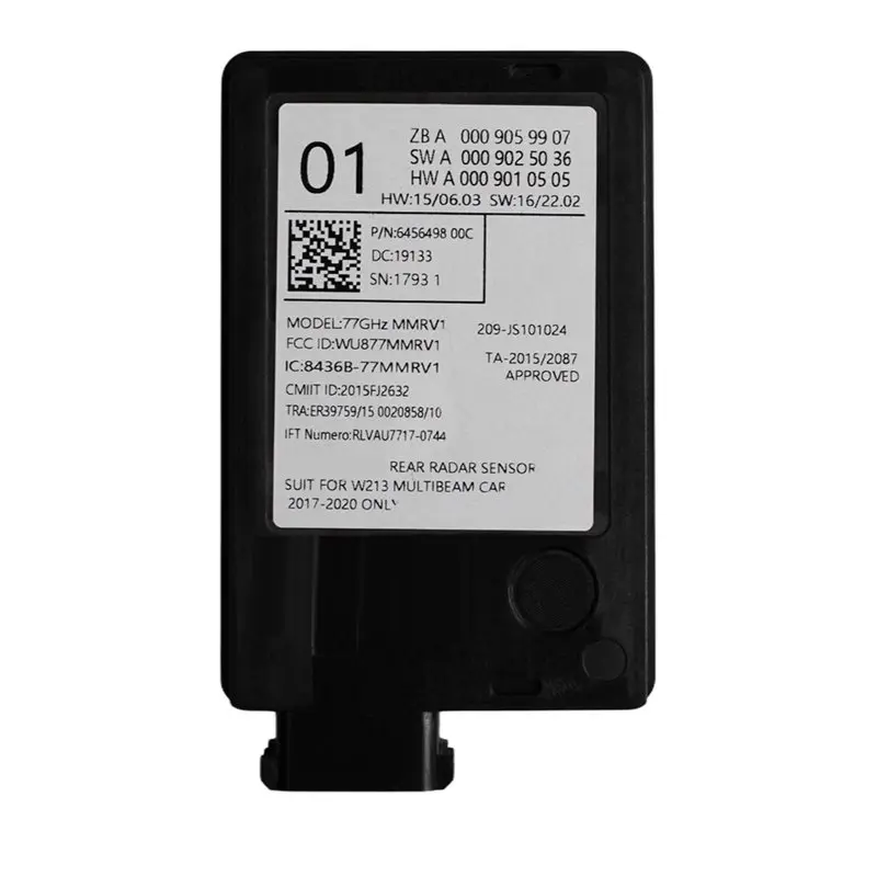 Rear Blind Spot Detection(BSD) Radar Sensor For Benz E-Class W213 17-20 A0009059907 New Collision Warning Module