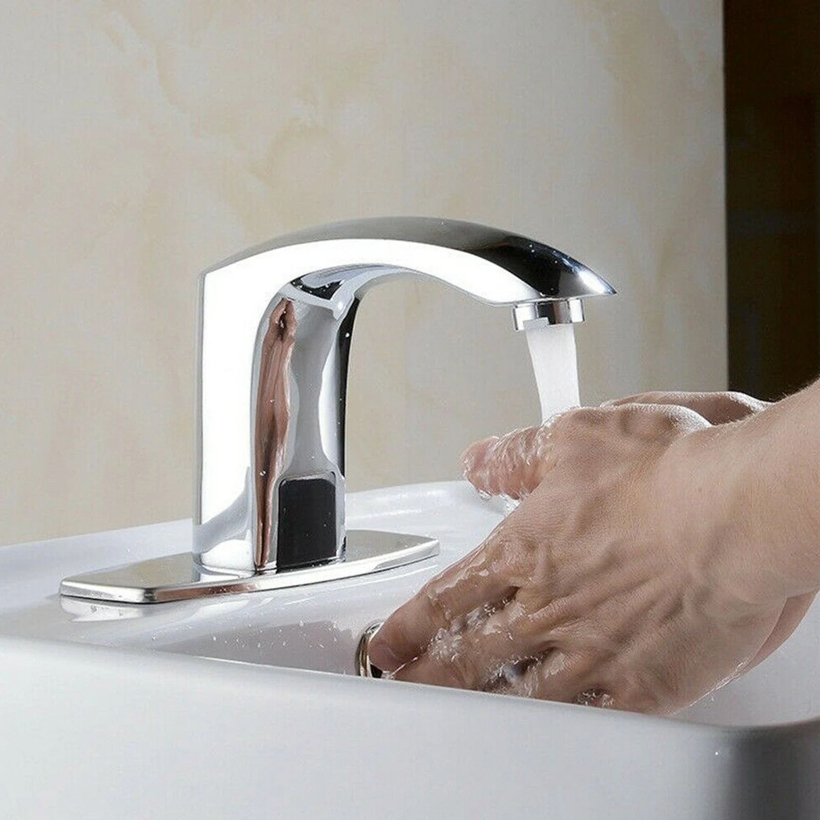 Automatic Touchless Bathroom Faucet Motion Sensor Sink Hands Free Kitchen Tap US