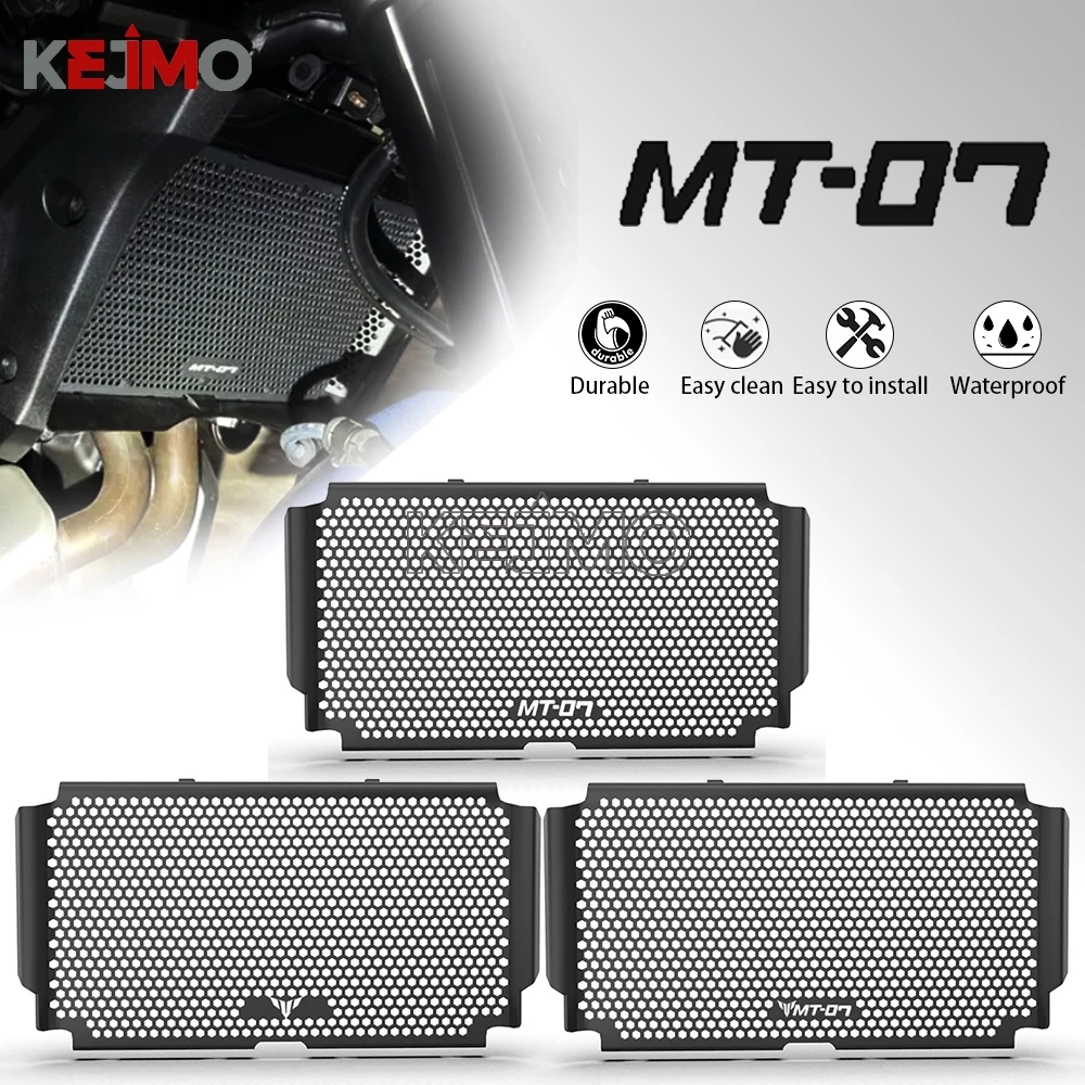 

Motorcycle accessories Radiator Grille Guard Cover Protector CNC For YAMAHA MT-07 MT07 MT Y-AMT mt07 MT 07 2025 2026 2027 PARTS