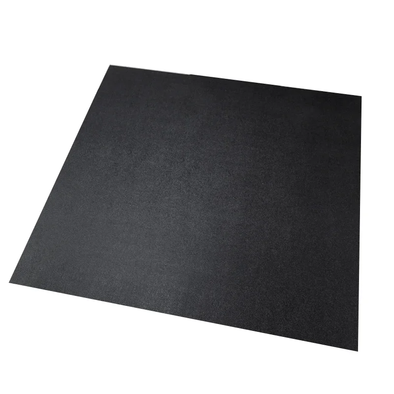 Black Diy Knife material Making knife K sheath case Kydex K200 Hot plastic plate Python maple leaves Symbol 300*300*1.5mm/2mm