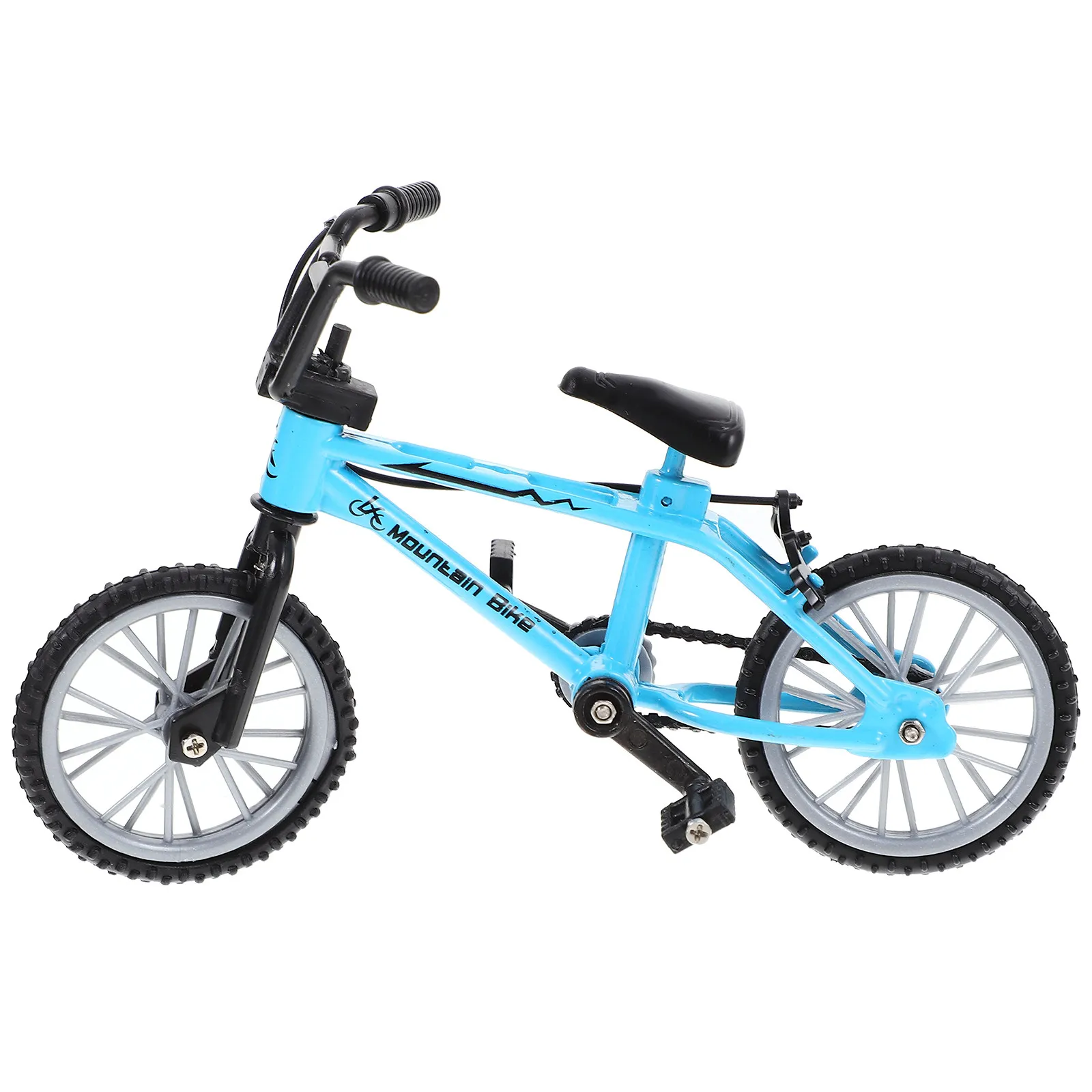 

Metal Miniature Bike Realistic Sturdy Simulation Mini Bicycle for Mini House Decor Photo Prop Micro Landscape Decoration
