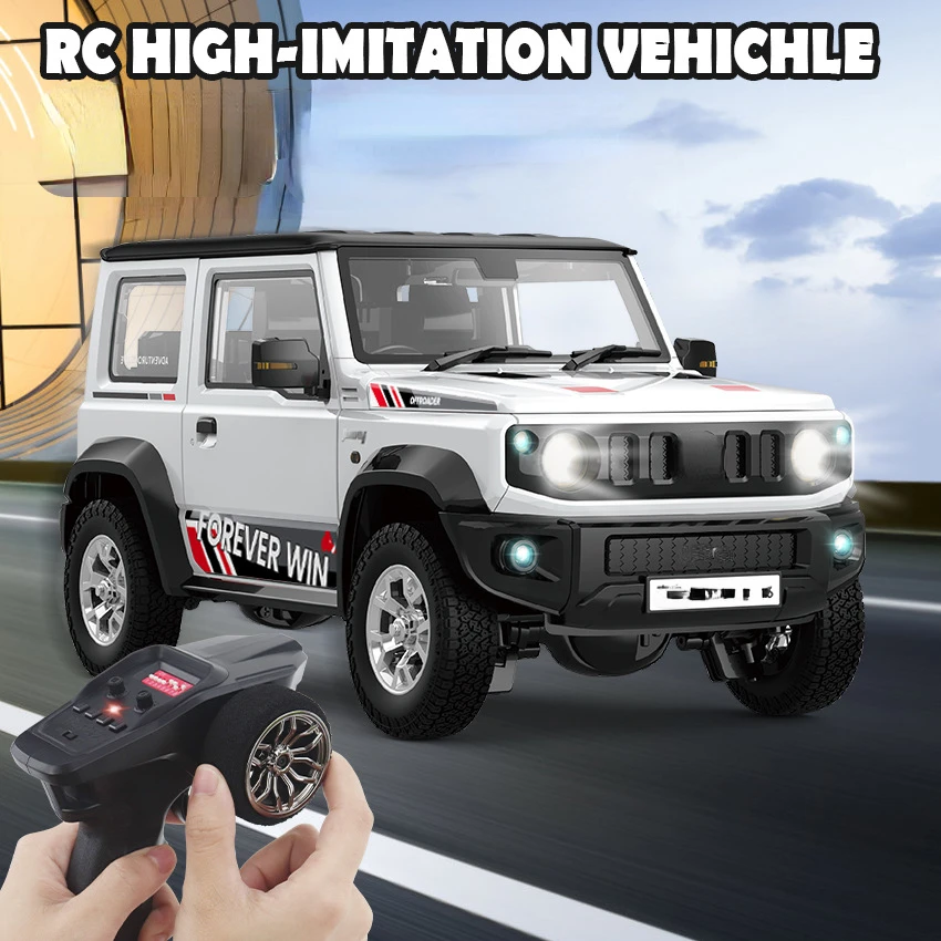 

RC Cars 1:18 Full Proportion Model Car Smoke Detector with Lighting and Sound Effects Simulation Off-road Vehicle Boy Toy Car