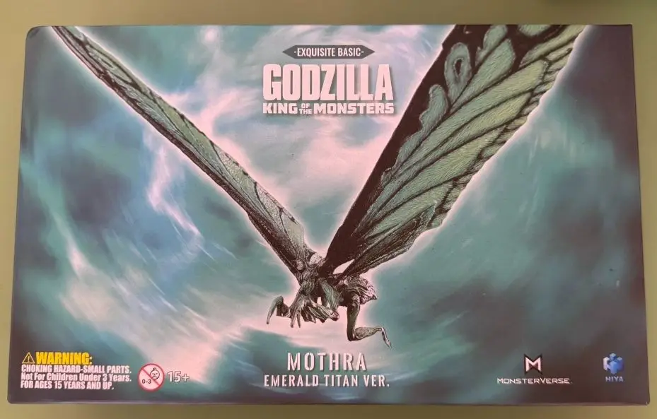 

In Stock Figure of Action Hiya Exquisite Basic Series Godzilla King of The Monsters Mothra Emerald Titan Ver Collectible Gifts