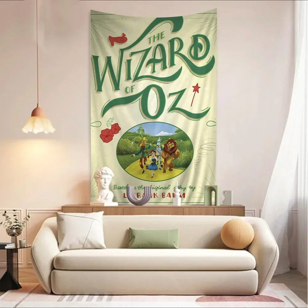 The W-Wizard of O-Oz Hippie Wall Hanging Tapestries for Living Room Home Dorm Decor Art Home Decor