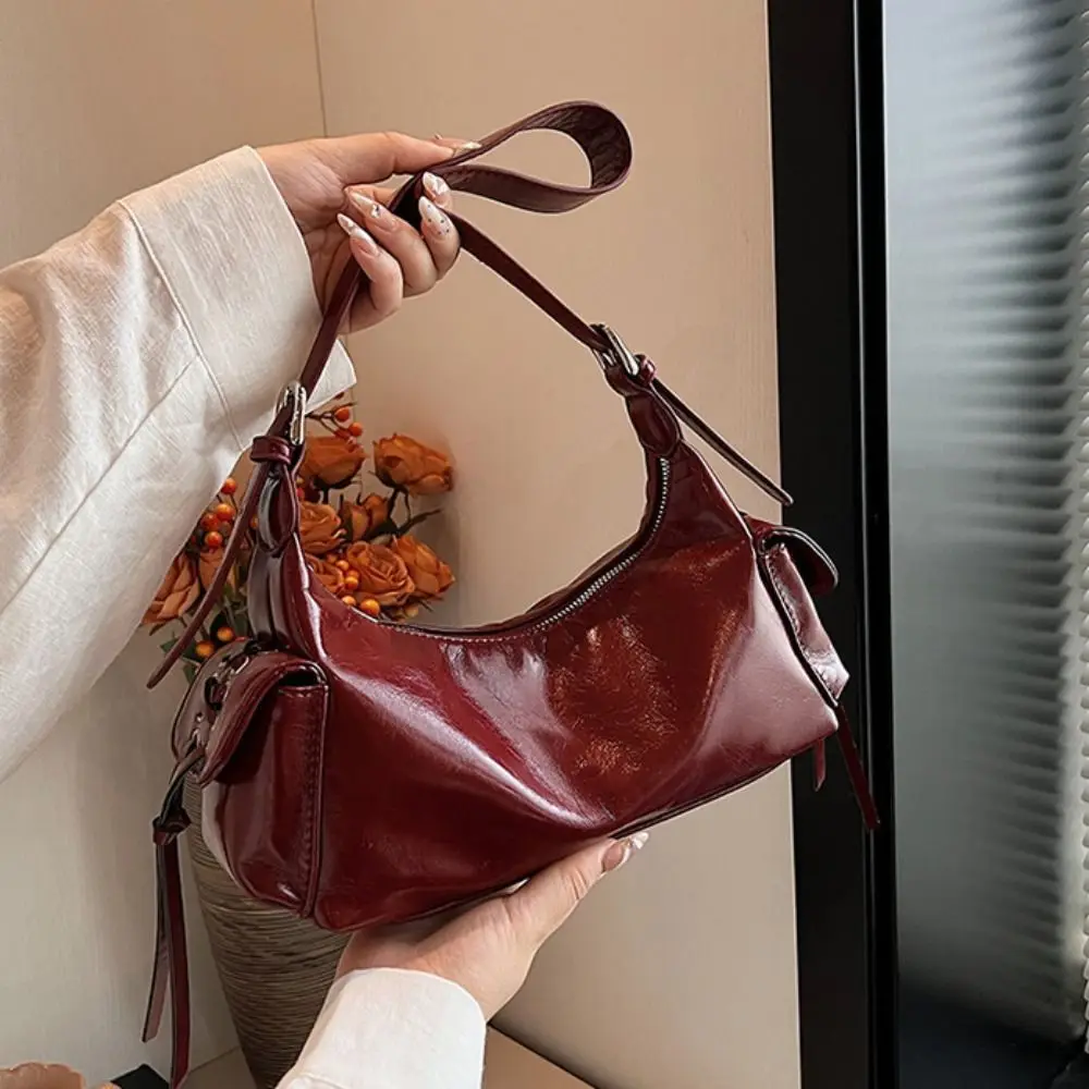 

Simple Y2K Retro Shoulder Bag Cloth Bow Tie Armpit Bag Spicy Girl Fashion Vintage Underarm Bag Shopping