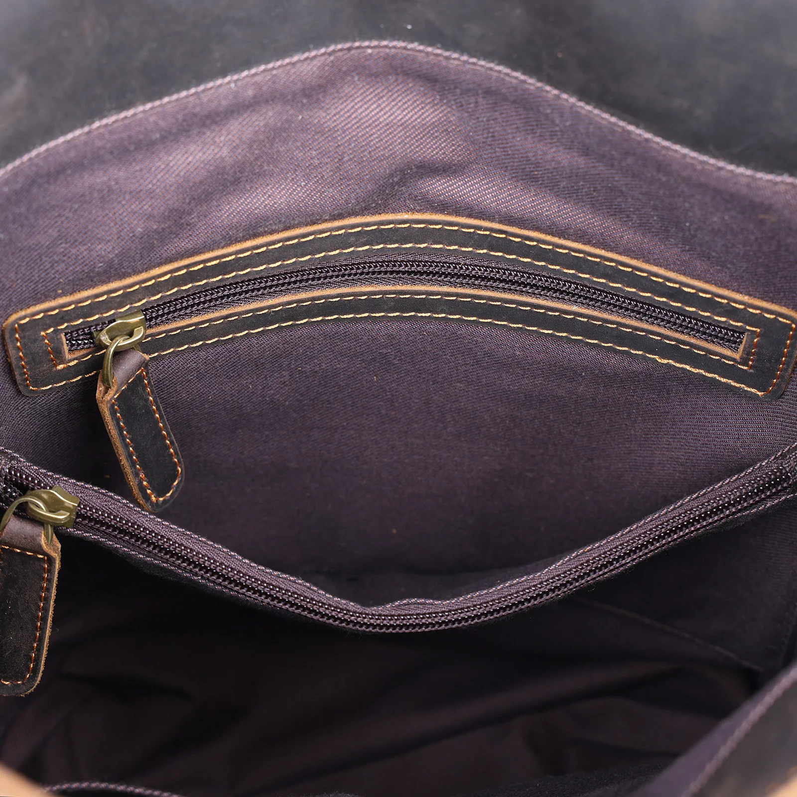 S.WORKER Vintage Echtleder Herrenrucksack Handgefertigte Top-Grain-Leder Laptop-Umhängetasche Crazy Horse Tasche Mode für Männer – Detail 19
