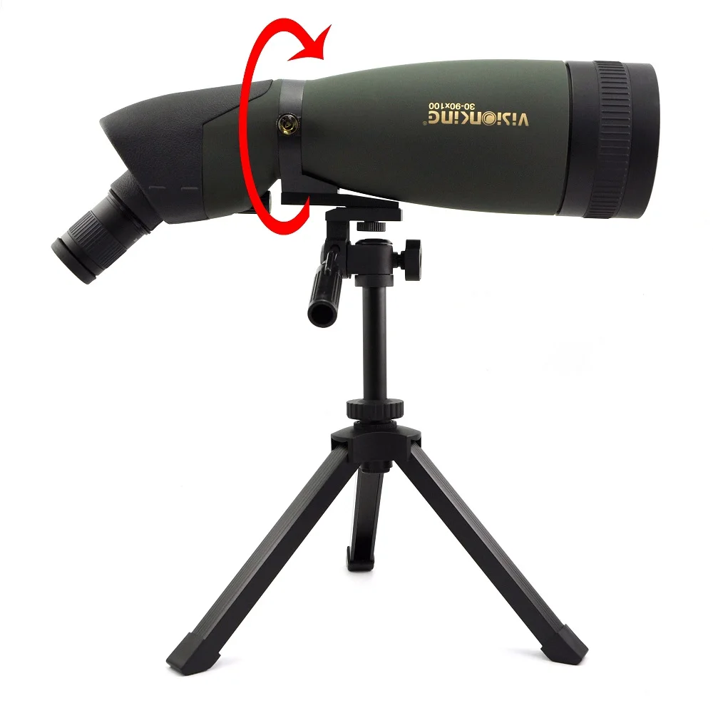 Visionking 30-90x100 Zoom Spotting Scope Powerful FMC BAK4 Waterproof Shooting Birdwatching Target Shotting Monocular Telescope