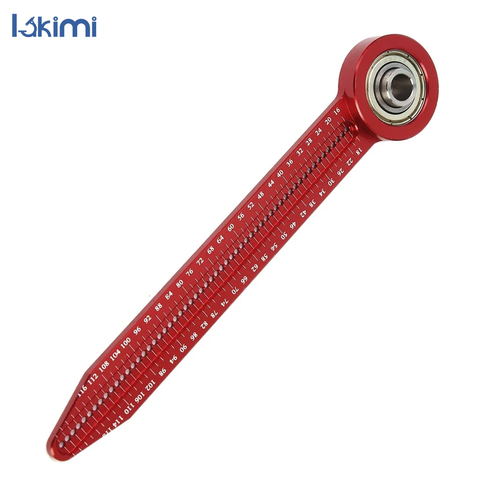 

Precision Carpentry Hole Ruler Marking Measurement Tool, Woodworking Compass Circular Scribe Gauge LA-AA89