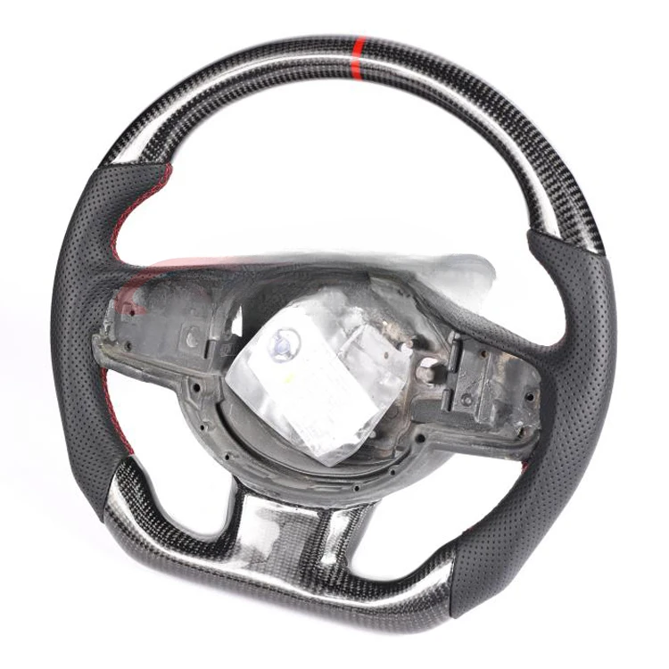 Carbon Fiber and Leather Steering Wheel for Volvos S90 S60 V60 V90 S40 V40 XC60 XC40 XC90/	Sports