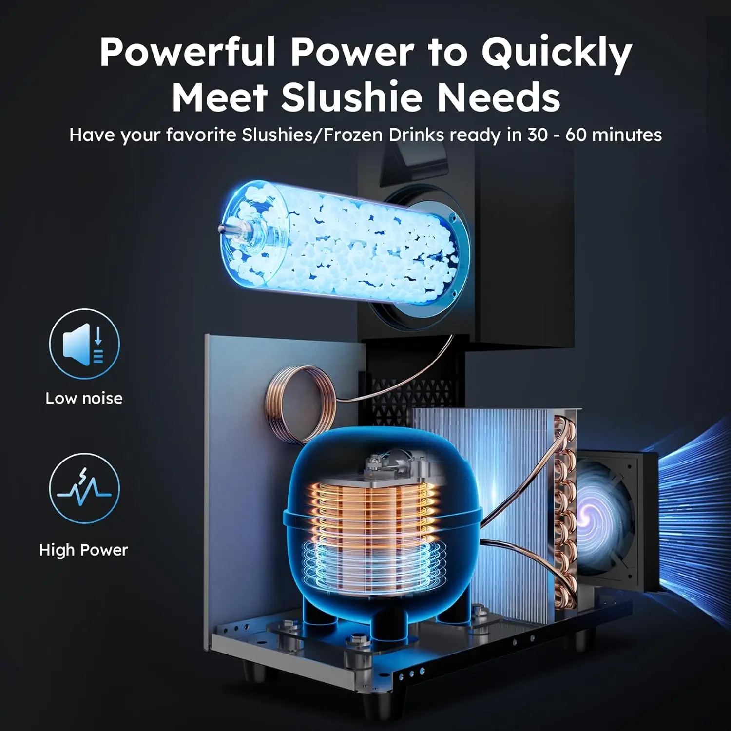 آلة مارغريتا، آلة احترافية مع ضوء LED، لا حاجة إلى ثلج، 4 لتر 110 فولت، آلة مارجريتا سلش سلوش · شعبية جديدة