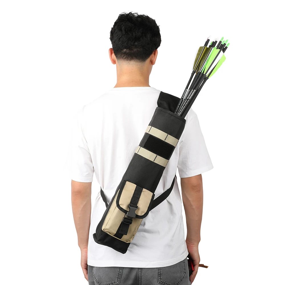 Arrow Quiver Adjustable Left/Right Hand Arrow Bag Arrows Holder Archery Hunting PVC Oxford-Cloth for Bow Shooting Accessories - Image 3