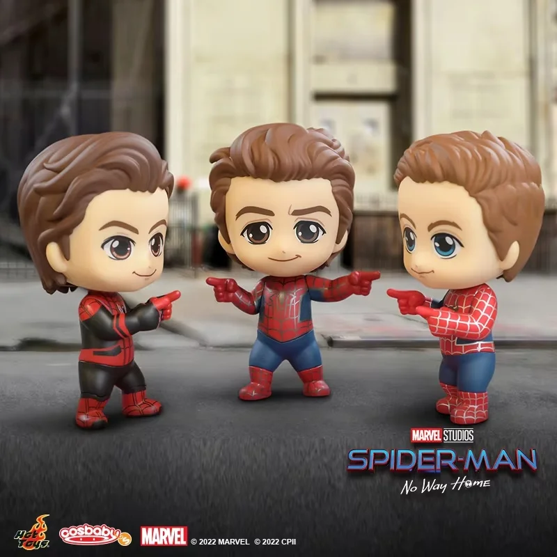 Toys Cosbaby Spider Man No Way Home Three Generations Of Spiderman In The Same Frame Mj Doctor Strange Model Art Collection