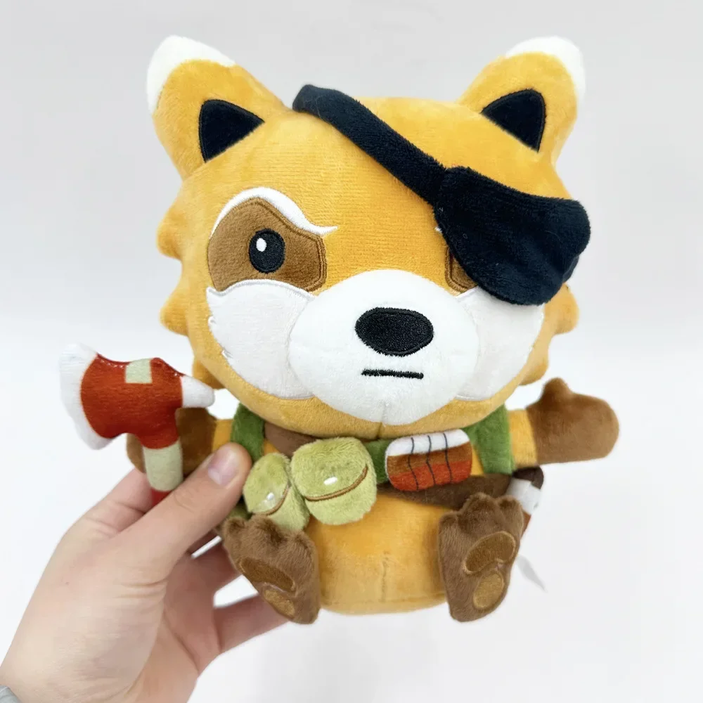 Steadfast Spiffo Plush One Eyed Raccoon Cartoon Anime Animal Kawaii Cute Soft Cotton Stuffed Gifts Toys Kids 22cm