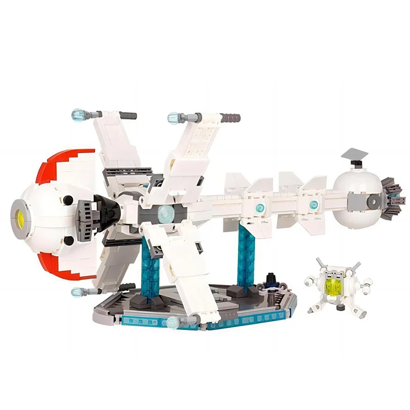 

New in Captained Futured Comet Spaceship Building Blocks Set Anime High-tech Battleship Bricks Mode Assemble Toys birthday Gifts